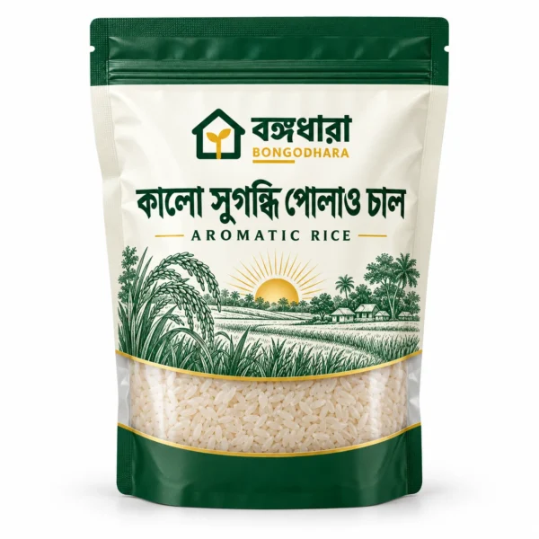 কালো সুগন্ধি পোলাও চাল — বঙ্গধারা
