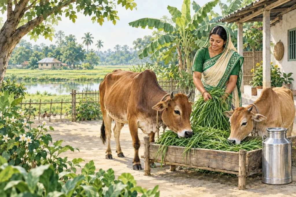 গ্রামীণ নারী উদ্যোক্তার খামারজীবন — প্রতীকী চিত্র